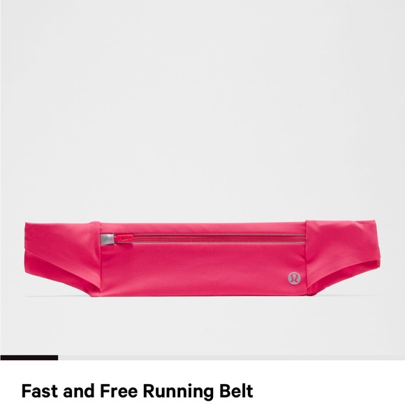 Lululemon fast and free run belt size XS/S in raspberry - Picture 1 of 7